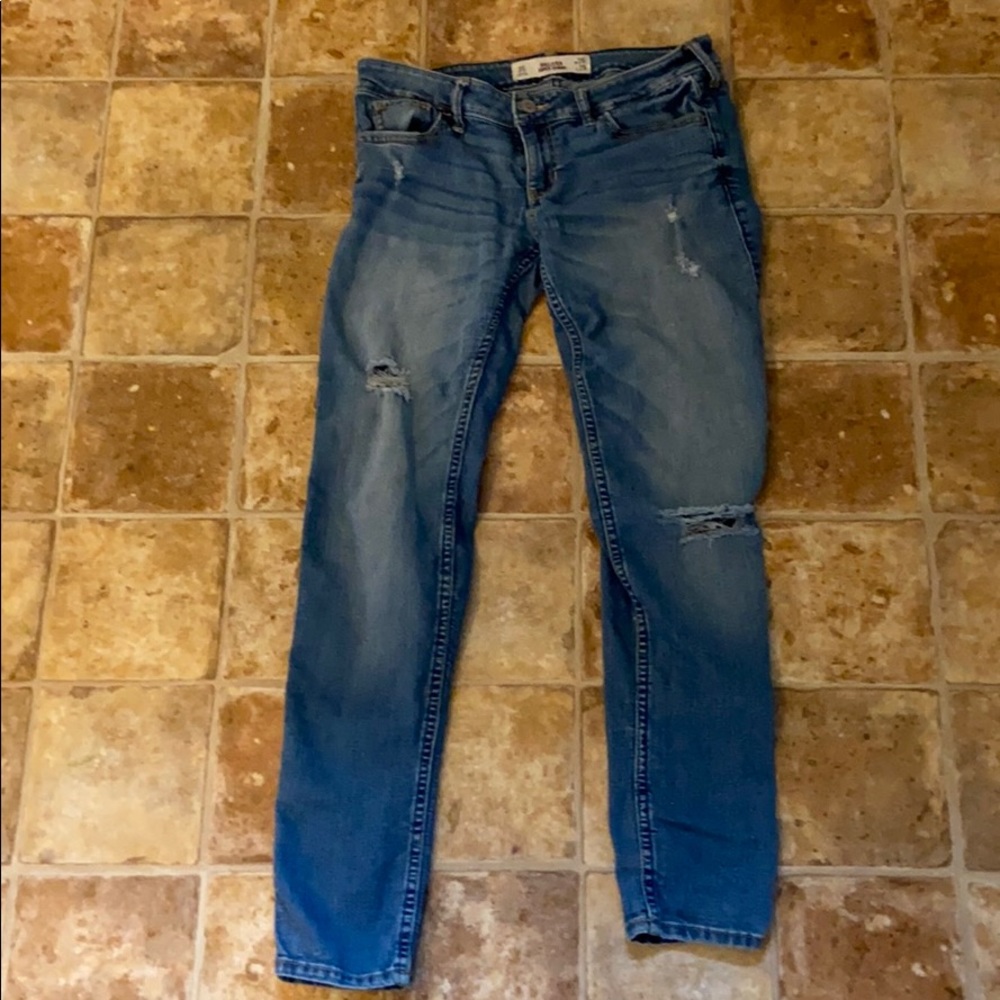 Distressed Hollister Jeans